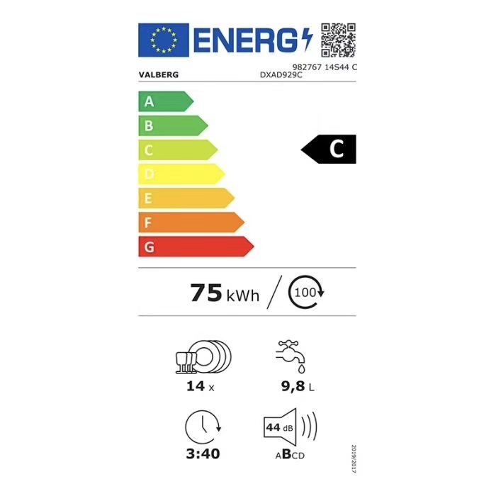 lave vaisselle silencieux 44 db valberg 14s44 c dxad929c autodoor lave vaisselle silencieux 44 db valberg 14s44 c dxad929c autodoor