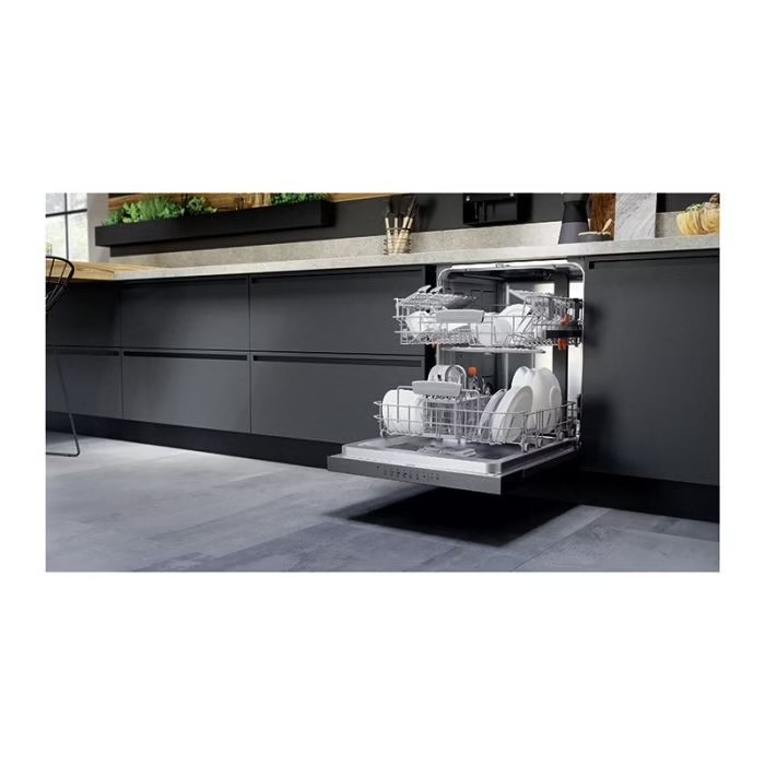 lave vaisselle semi intégrable hotpoint ha3pb14bn7a0x – 14 couverts, 41 db, autodoor lave vaisselle silencieux